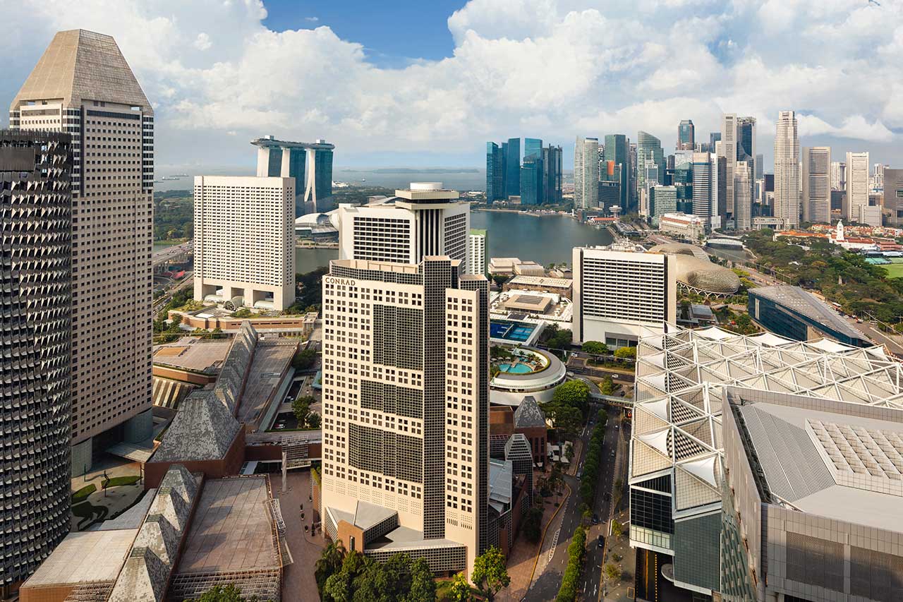 Conrad Singapore Marina Bay exterior
